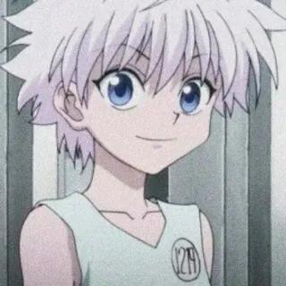 🙂 Killua Hunter x Hunter 029 Anime, Killua, Hunter x Hunter, Junge, Cartoon telegram sticker