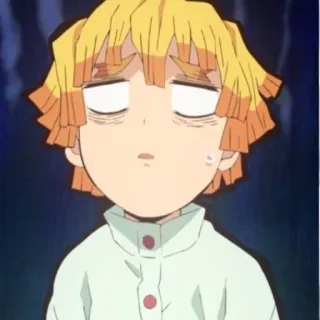 😵 Zenitsu Agatsuma Demon Slayer Anime, Manga, Zenitsu, Demon Slayer, Personnage, Sommeil telegram sticker