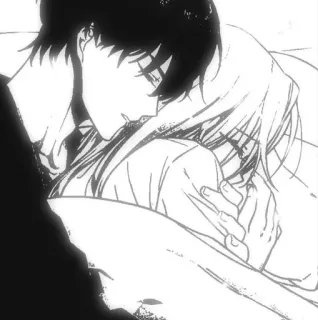 🖤 アニメ, 愛, カップル, ロマンス telegram sticker