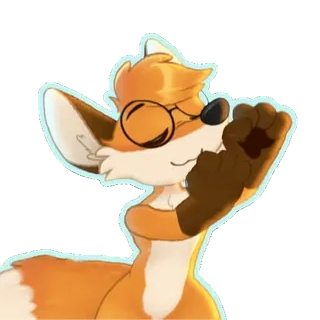 🎶 fox character telegram sticker