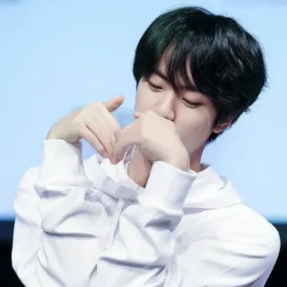 🐹 Jin kpop, sänger, musik, idol, promi, asiatisch, männlich telegram sticker