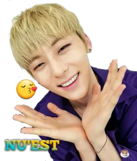 🤗 NU'EST K-pop, groupe, musique, idol, NU'EST telegram sticker