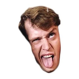 😜 cara, gracioso, tonto, expresión, lengua, raro telegram sticker