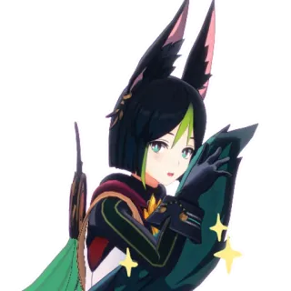 ✨ Tighnari Genshin Impact Tighnari, Genshin Impact, Anime, Video game, Personagem telegram sticker