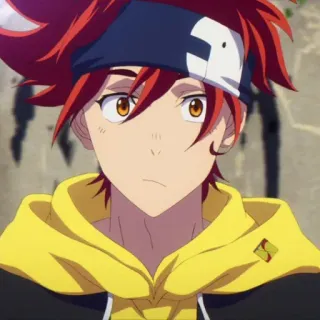 🌶 Anime, Charakter, Cartoon, Porträt, Junge, Illustration telegram sticker