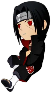😐 Itachi Naruto 动漫, 忍者, 漫画, 鼬, 宇智波, 写轮眼 telegram sticker