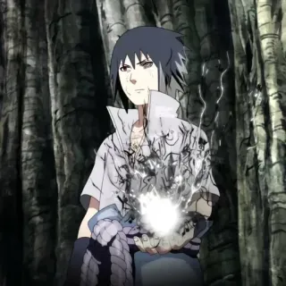 🎧 Sasuke Naruto anime, manga, sasuke, ninja, jutsu telegram sticker