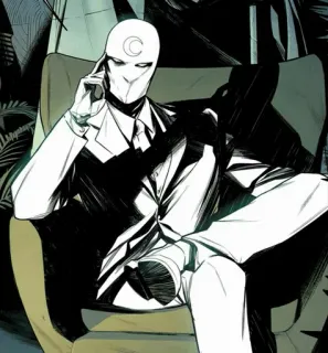 🌙 Moon Knight มูนไนท์, มาร์เวล, คอมมิค, ซูเปอร์ฮีโร่, ชุด whatsapp sticker