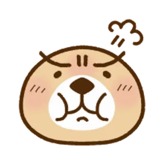 🐧 怒り, 不満, イライラ, 漫画, 動物, かわいい, 絵文字 telegram sticker