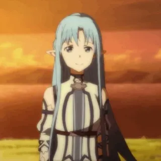 💞 Asuna Sword Art Online anime, fantasy, character, woman, girl whatsapp sticker