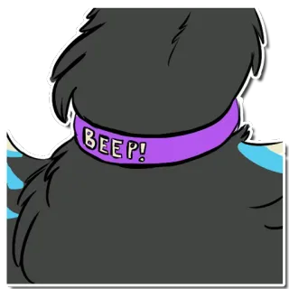 Beep! the Avali (@AmbientGryph) telegram stickers
