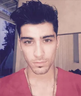 😐 Zayn Malik Zayn Malik, singer, portrait, One Direction, celebrity telegram sticker