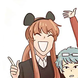 🍂 Dibujo animado, Anime, Personaje, Ilustración, Feliz, Sonriente telegram sticker