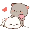 Peach and Goma @TgEmojis telegram emojis 💆‍♀️
