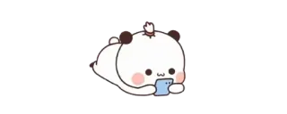 🍼 Panda, Fofo, Adesivo, Desenho animado, Animal, Kawaii telegram sticker