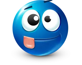 🤩 Emoji, cara, dibujos animados, tonto, lengua whatsapp sticker