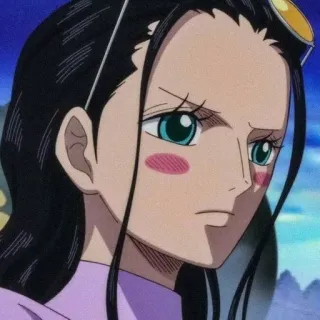 🌟 Nico Robin One Piece nico robin, one piece, anime, manga, character, cartoon telegram sticker