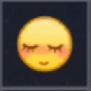 ☺️ Emoji, Lucu, Ekspresi, Wajah, Malu telegram sticker