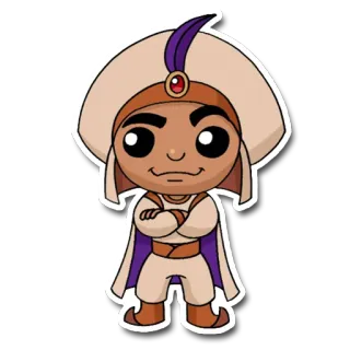 🕌 Aladdin cartoon, disney, aladdin, character whatsapp sticker