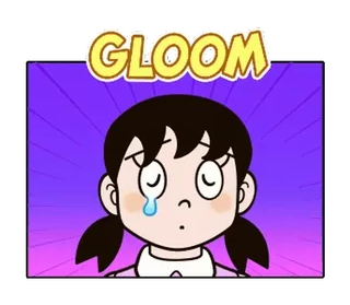 Doraemon Animated Onomatopoeia telegram stickers