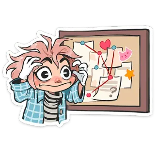 Детектив Энни • @TgSticker telegram stickers