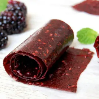 😍 fruit leather, blackberry, snack, food, dessert, healthy, rolled whatsapp sticker