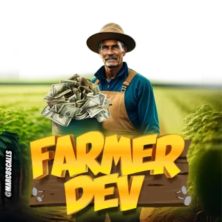 😅 FARMER DEV farmer, developer, money, agriculture, success telegram sticker