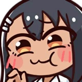 😆 Nagatoro Don't Toy With Me, Miss Nagatoro Аниме, Манга, Мультфильм, Милый, Смешной, Девушка, Нагаторо, Дразнить telegram sticker