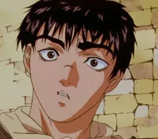 😳 Guts Berserk anime, manga, Berserk, Guts, character telegram sticker