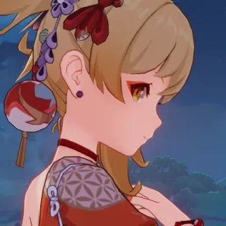 😌 Yoimiya Genshin Impact Anime, Genshin Impact, Yoimiya, Videojuego, Waifu, Cute telegram sticker