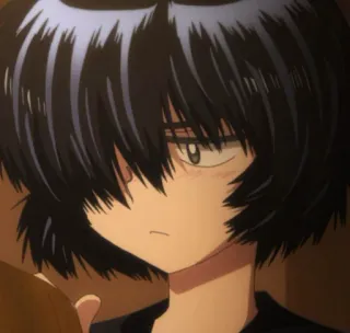 😒 anime, character, girl, moody, expression, black hair telegram sticker