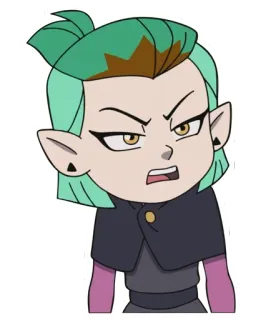 😠 Amity Blight The Owl House Hoạt hình, Tức giận, Phù thủy, Disney, Nhân vật telegram sticker