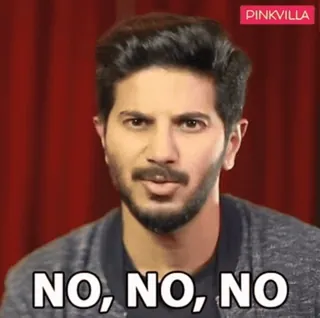 ❤ NO, NO, NO, NO no, rejection, negative, disagreement telegram sticker