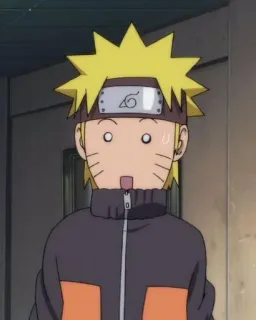 🎌 Naruto Uzumaki Naruto anime, naruto, character, surprised, uzumaki, manga telegram sticker