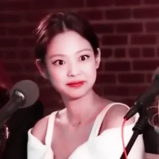 🦋 Jennie Kim kpop, chanteur, célébrité, femme, portrait whatsapp sticker