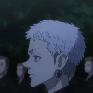 😠 Anime, Pria, Profil, Anting, Rambut, Karakter whatsapp sticker