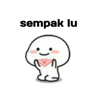 👙 cute, kawaii, cartoon, character, adorable telegram sticker