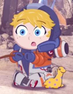 😐 Wattson Apex Legends Wattson, Apex Legends, video game, character telegram sticker