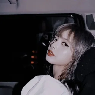 🌥 Lisa woman, portrait, kpop, singer, celebrity telegram sticker