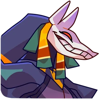 😈 Anubis anubis, egyptian, god, jackal, mythology, deity telegram sticker