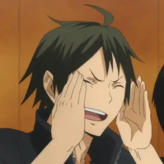 😓 Yamaguchi Tadashi Haikyuu!! Anime, Haikyuu, Yamaguchi, Tadashi, Emocionado whatsapp sticker