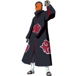 🥵 Tobi Naruto อนิเมะ, นินจา, มังงะ, ตัวร้าย, คนสวมหน้ากาก whatsapp sticker