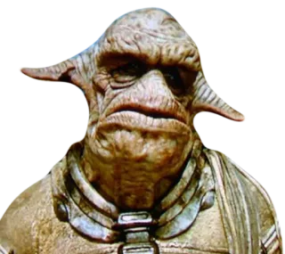 😑 Even Piell Star Wars Star Wars, Jedi Master, Even Piell, Alien, Fiksi ilmiah telegram sticker