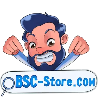 💰 BSC-Store.COM Compras, Website, Loja, Desenho animado, Homem telegram sticker
