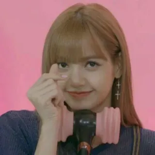 🖤 Lisa kpop, idol, piosenkarka, blackpink, kobieta, urocza telegram sticker