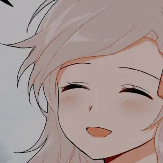 🍯 Anime, Cartoon, Süß, Porträt, Mädchen, Lächeln, Fröhlich telegram sticker