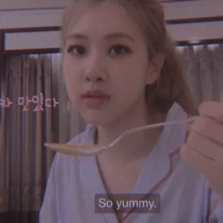 🐿️ Rose 맛있다
So yummy. cibo, coreano, buono, ragazza, mangiare telegram sticker
