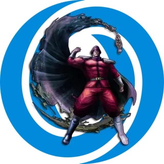😉 M. Bison Street Fighter Street Fighter, M. Bison, Jeu vidéo, Méchant, Personnage, Jeu de combat telegram sticker