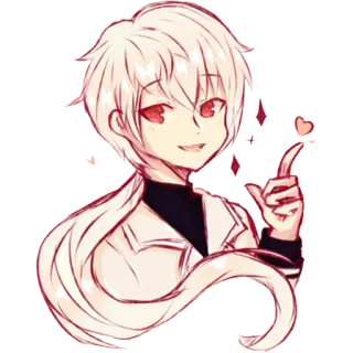 😊 Anime, Manga, Cartoon, Charakter, Zeichnung telegram sticker
