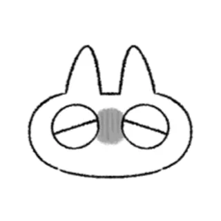 😺 gato, animal, sonolento, desenho animado, adesivo telegram sticker